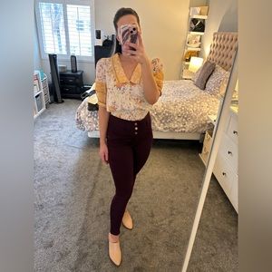 3 FOR $35 - NWOT RACHEL ZOE PATTERNED BLOUSE